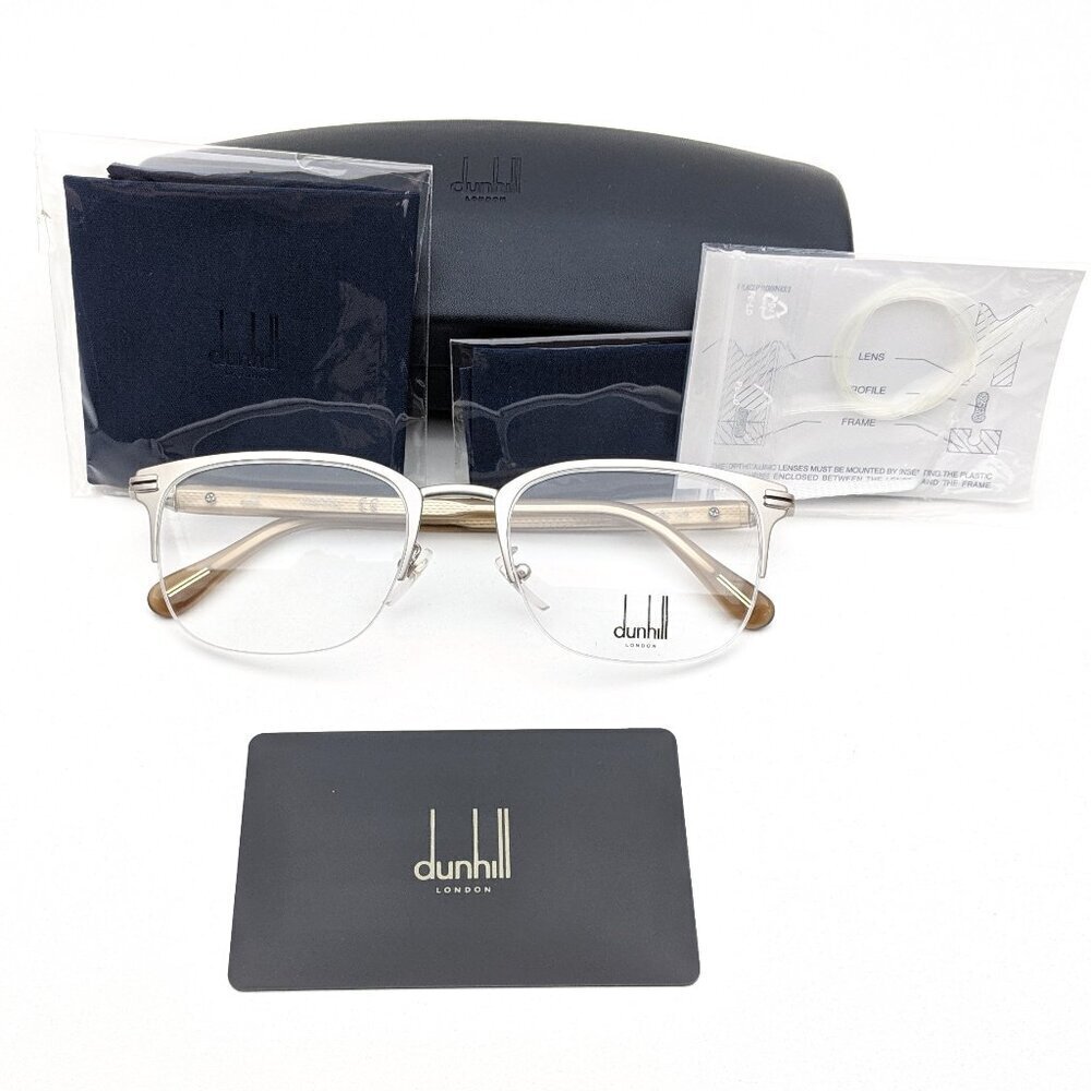 🕶️Made in Italy! Dunhill VDH080 Eyeglasses 53/20 145 | ALT225🕶️